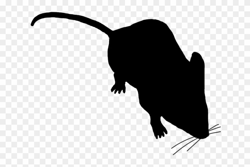 Mouse Clip Art - Mouse Silhouette Transparent Background - Png Download