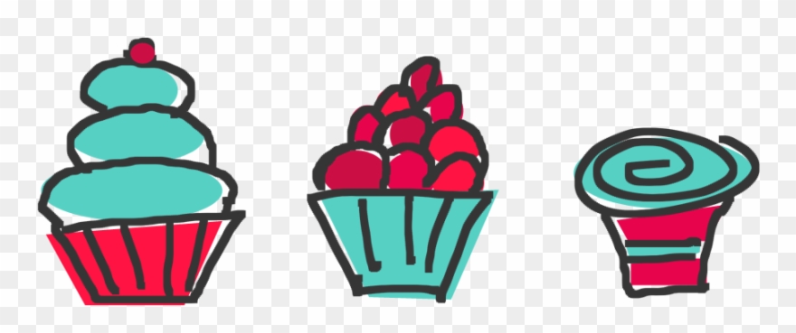 Mini Clipart - Small Cupcake Clip Art - Png Download