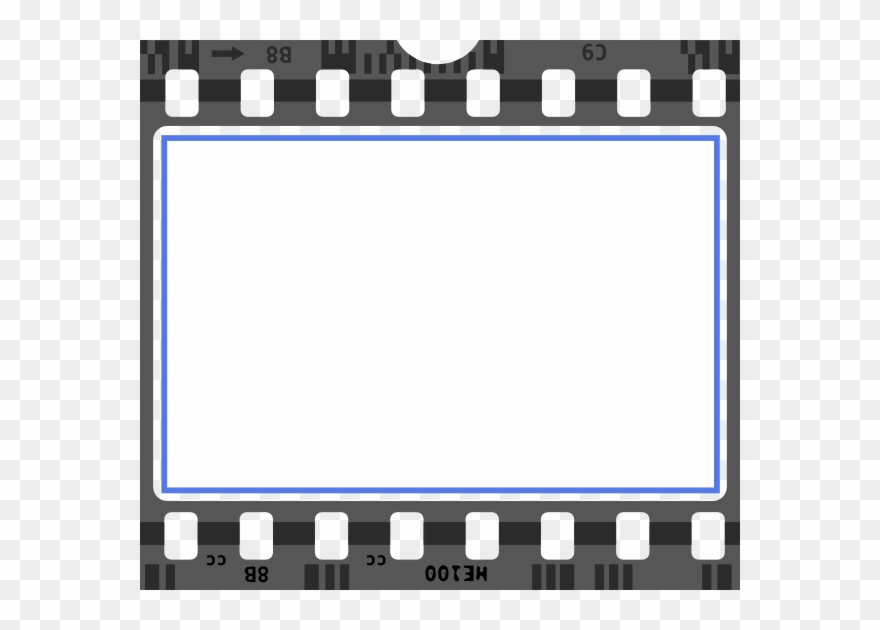 Flim Png Clip Art At Clker Com Vector Clip Art Online - Film Strip Frame Png Transparent Png