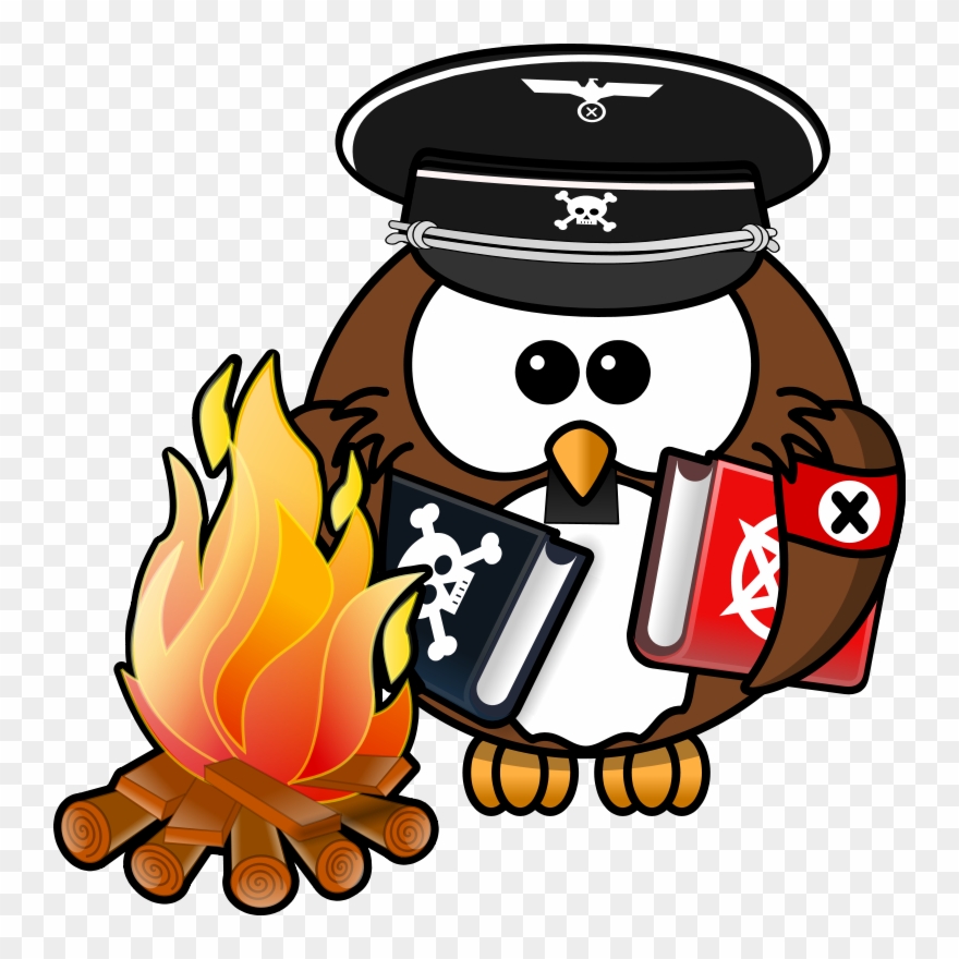 Owl Clip Art Download - Owl With Books Shower Curtain - Png Download