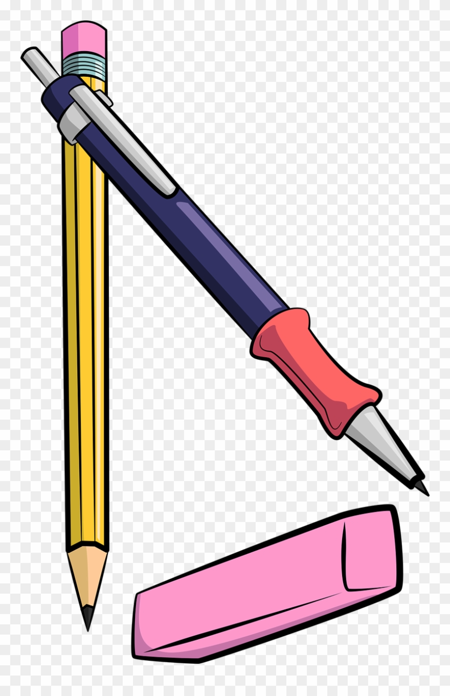 Im Foyer Werden Sie Durch Schüler*innen Der - Ruler And Pencils Clipart - Png Download