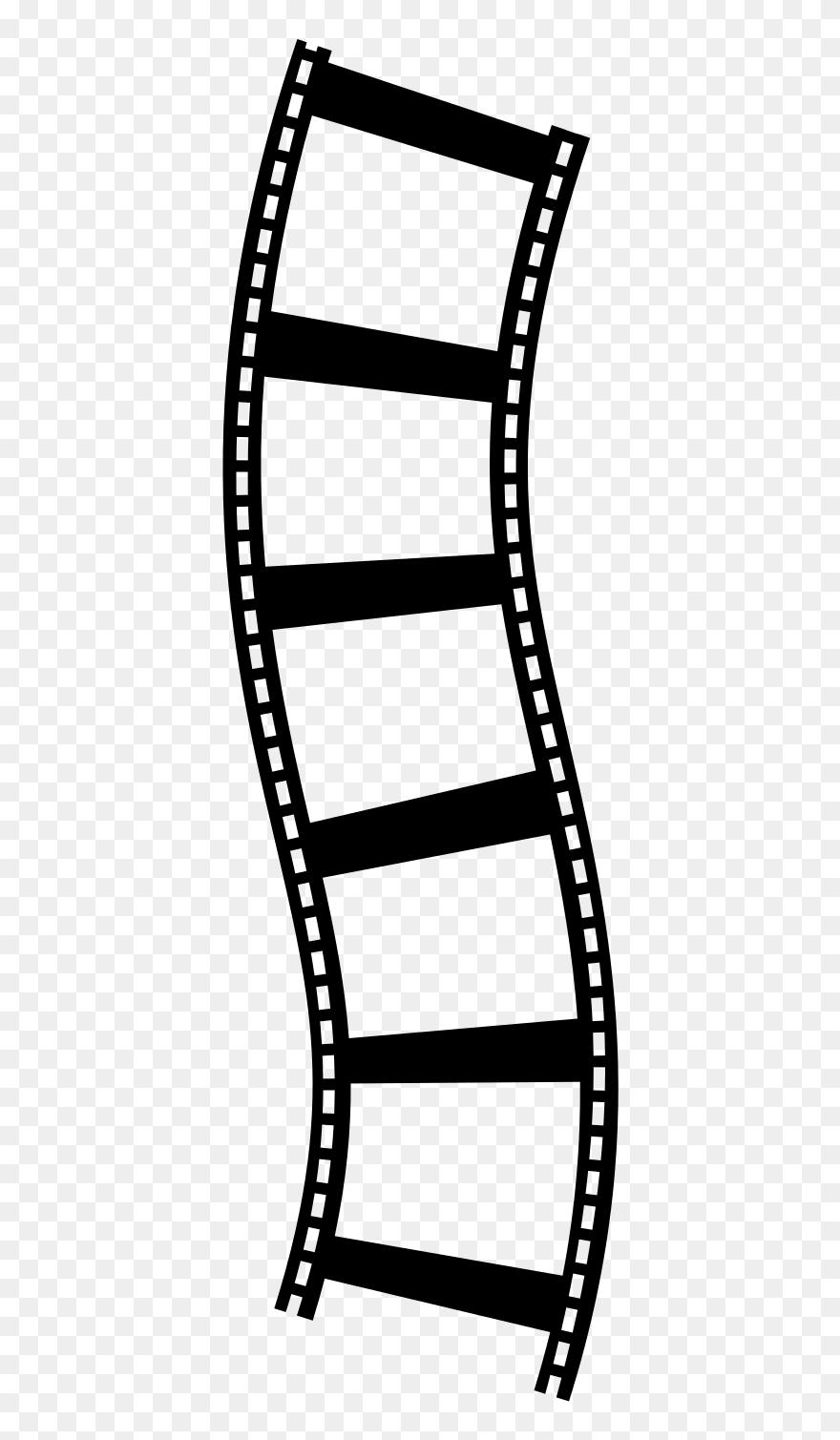Movie Clip Art Collection - Film Strip Clip Art - Png Download