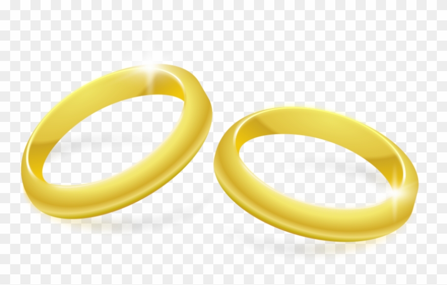 Wedding Rings - Clipart Library - Transparent Five Golden Rings - Png Download
