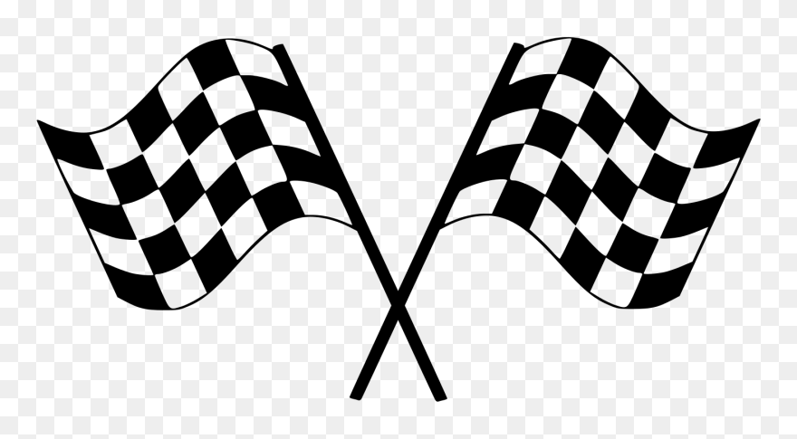 Banderas De Carreras De Autos Clipart