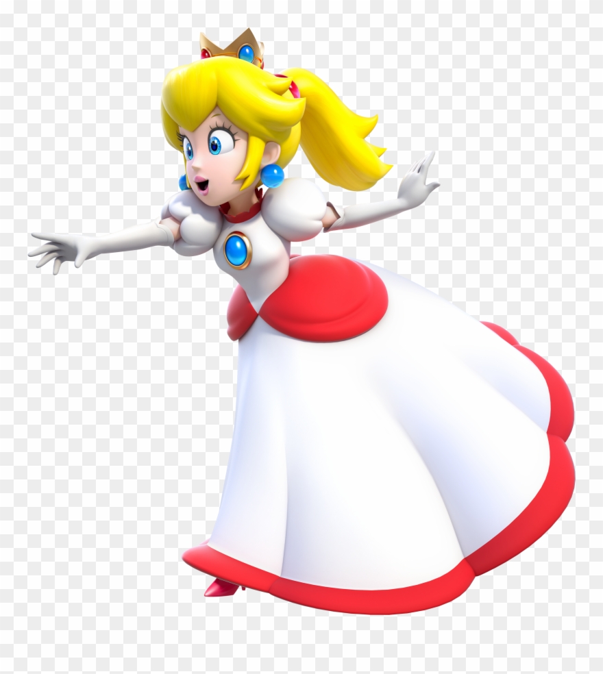 Super - Super Mario Princess Peach Clipart
