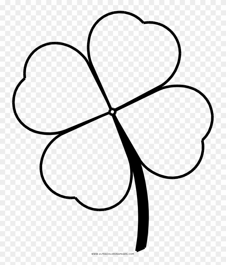 Fantastisch Kleeblatt Malvorlagen Zeitgen 246 Ssisch - Trevo De Quatro Folhas Desenho Clipart
