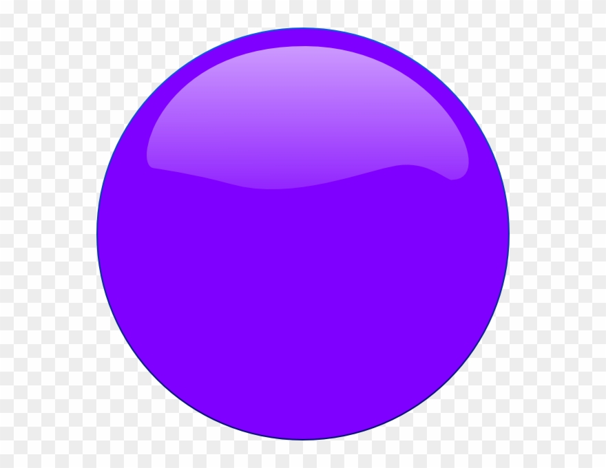Purple Icon Clip Art - Purple Circle Transparent Background - Png Download
