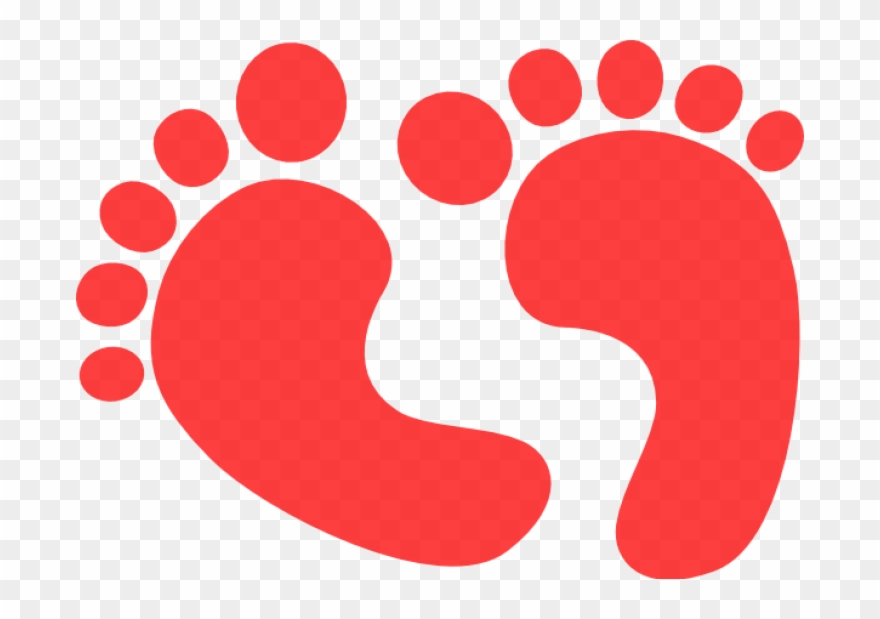 Feet Clipart Kind Foot - Transparent Background Baby Clip Art - Png Download