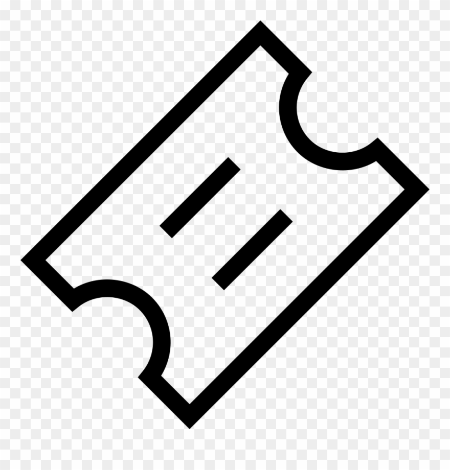 Png Icon Free Download Svg Freeuse Download - Ticket Icon Png Clipart