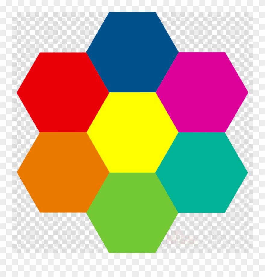 Hexagonal Png Clipart Hexagon Clip Art - Red Plate Clipart Transparent Png