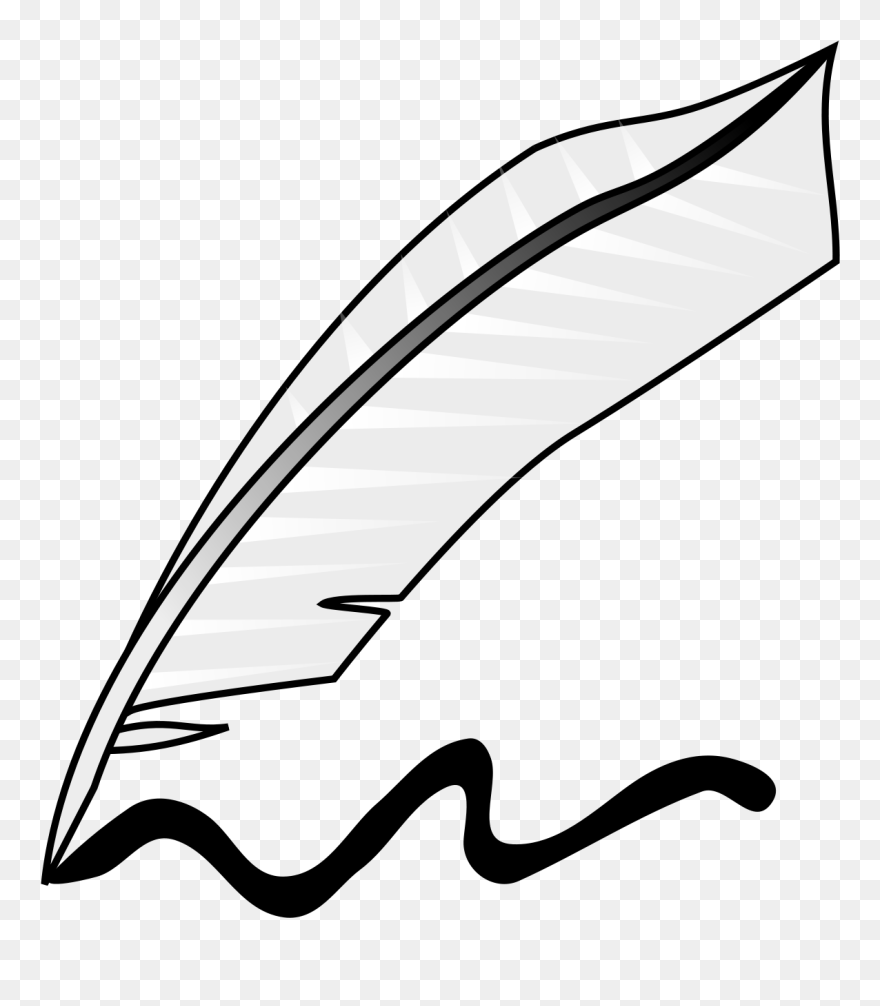 File Writing Wikimedia Commons - Plume D Écrivain Dessin Clipart