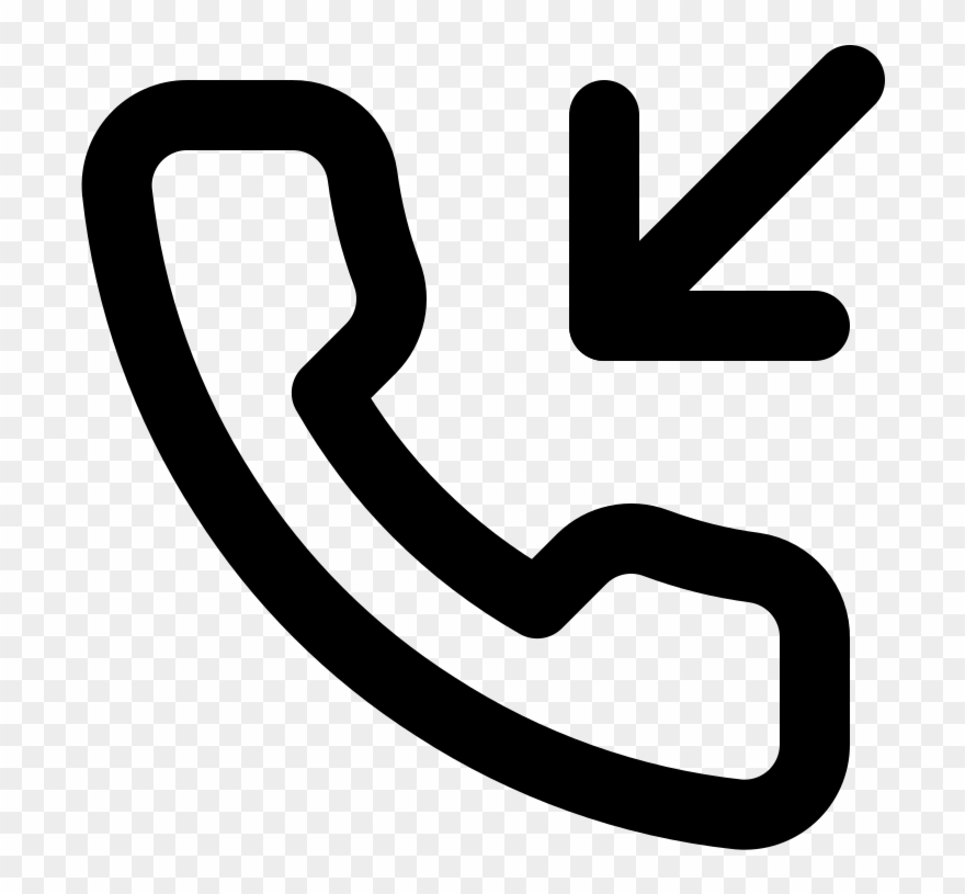 Feather Communication Phone Incoming - Icon Clipart