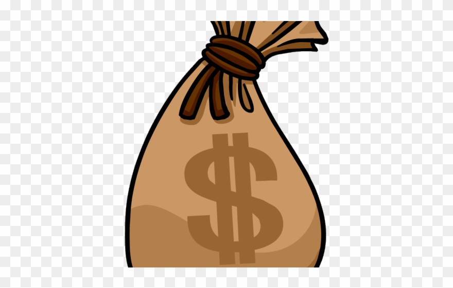 Coin Clipart Sack - Money Bag Clipart Transparent Background - Png Download