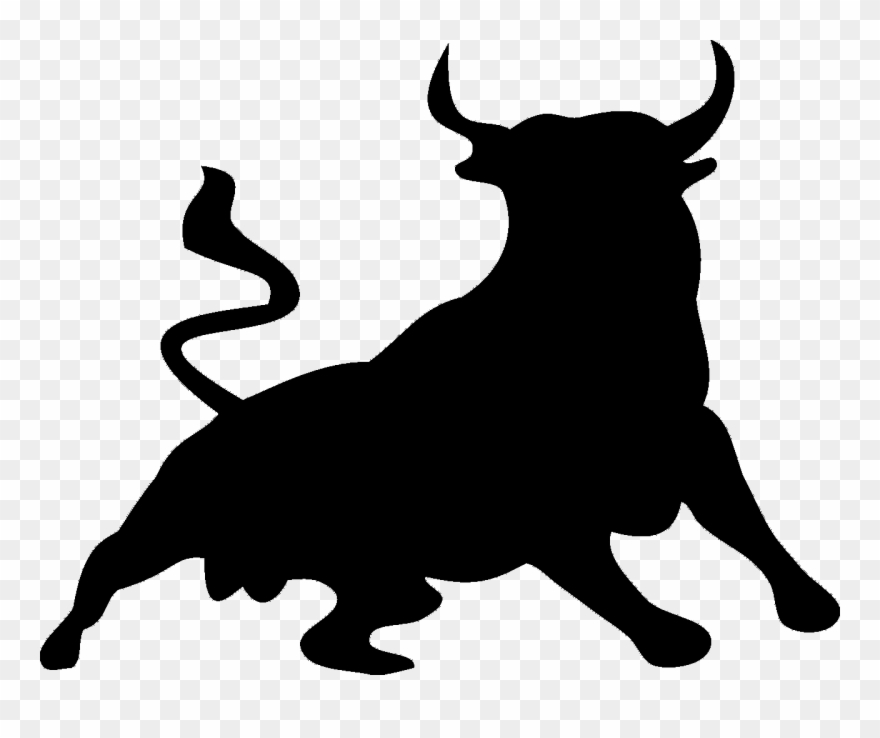 Svg Royalty Free Black Bull Clipart - Spanish Bull Tile Coaster - Png Download