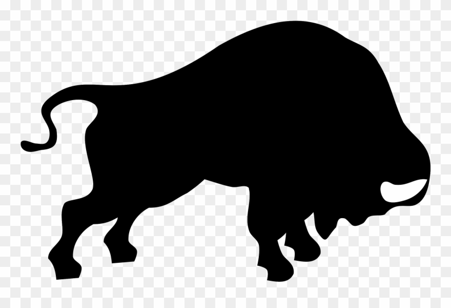 Download Graphic Royalty Free Ellie T Studio Illustration - Bison Icon Clipart