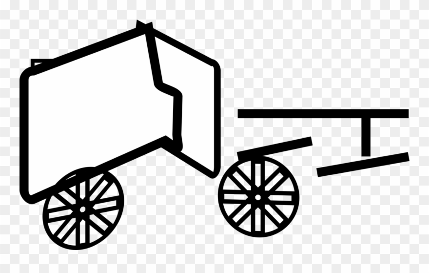 Wheel Carriage Wagon Cart - Clip Art - Png Download