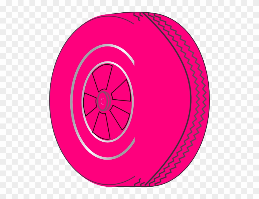 Pink Wheel Clipart - Png Download