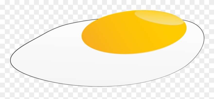 Fried Egg Svg Vector File, Vector Clip Art Svg File - Circle - Png Download