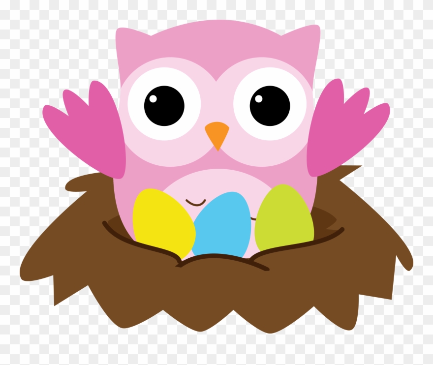 Minus Easter Clip Art, Owl Birthday Parties, Whimsical - Owl Birthday Clip Art - Png Download
