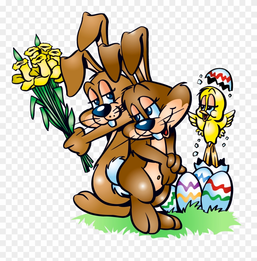 Húsvéti Nyuszi Átlátszó Png Clipart - Leuke Paasplaatjes Transparent Png