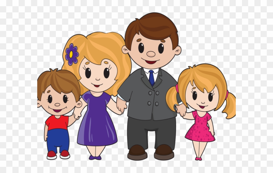 Mothers Day Clipart Respect Mother - Love My Parents Cartoon - Png Download