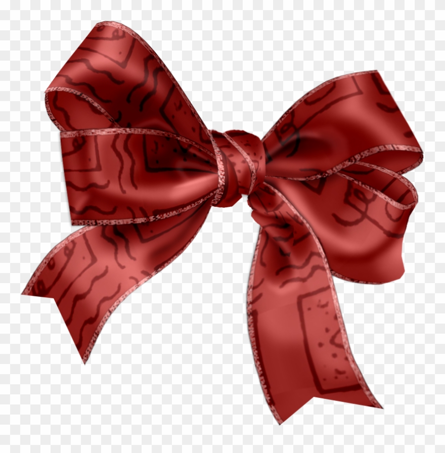 Christmas Bow Clip Art - Black Gift Bow Png Transparent Png