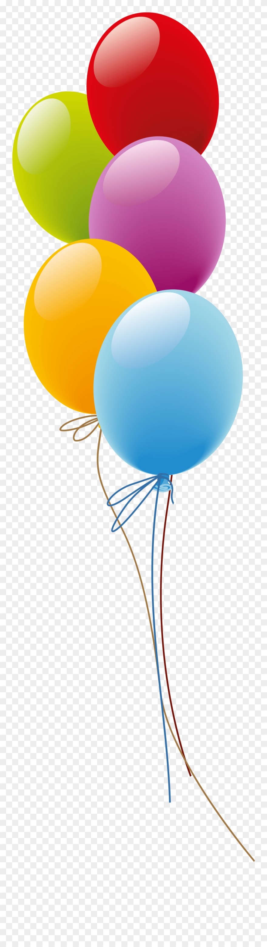 Transparent Birthday Balloons Clip Art - Balloon Png Clipart
