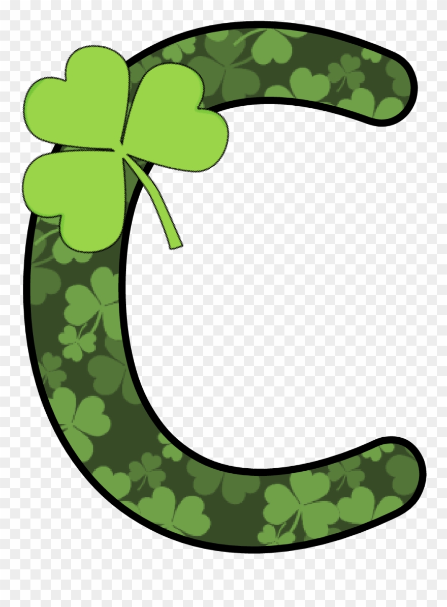 Ch B *✿* Alfabeto Escolar De Kid Sparkz - Abecedario Con Treboles Clipart