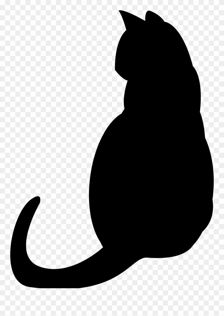 Kisspng Black Cat Silhouette Kitten Clip Art Pets 5acdca2f06fb38 - Black Cat Clipart Transparent Png