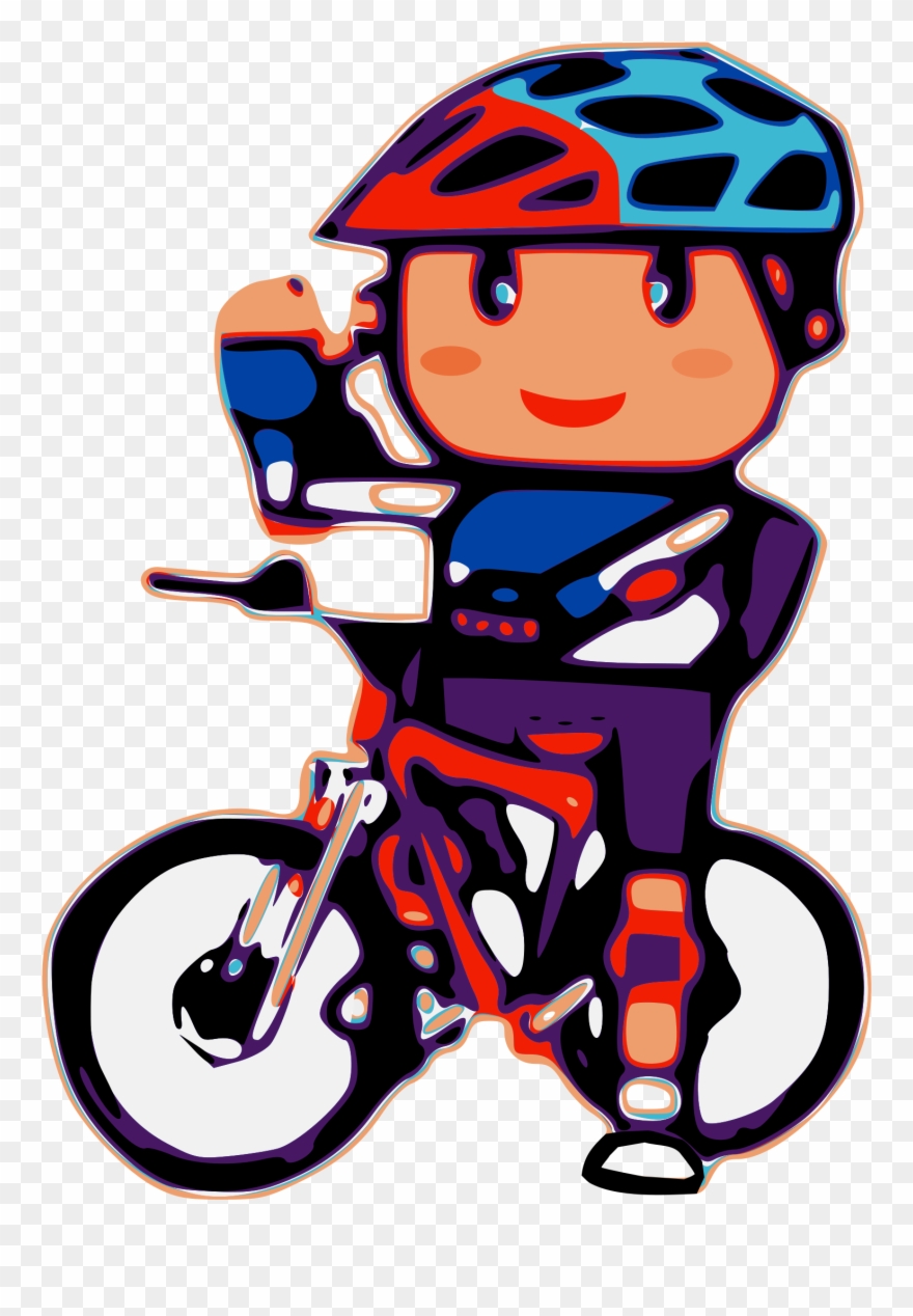 Picture Black And White Cycling Safe Free On - Biker Clipart - Png Download