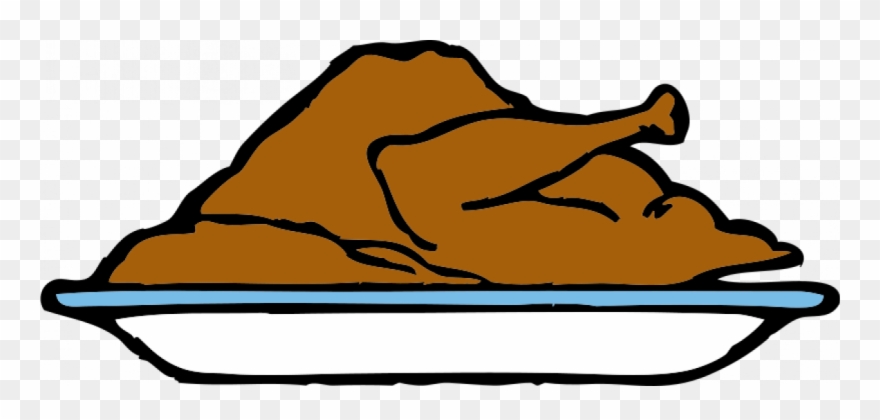 Turkey Platter Vector Illustration - Turkey Pictures Clip Art - Png Download