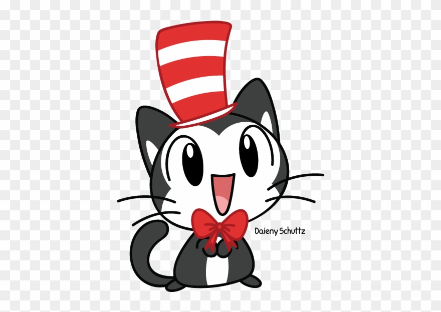 Chibi The Cat In The Hat By Daieny - Cat In The Hat Chibi Clipart