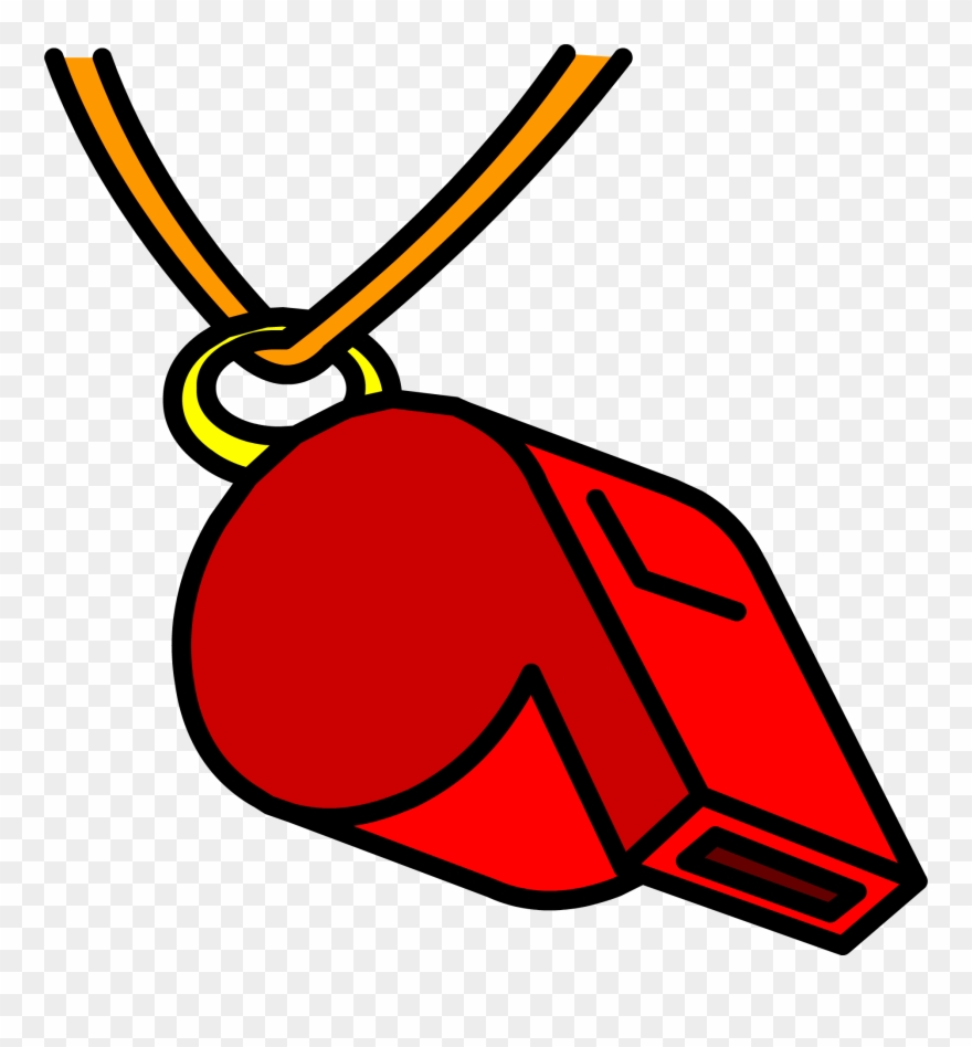 Red Whistle Clip Art - Png Download