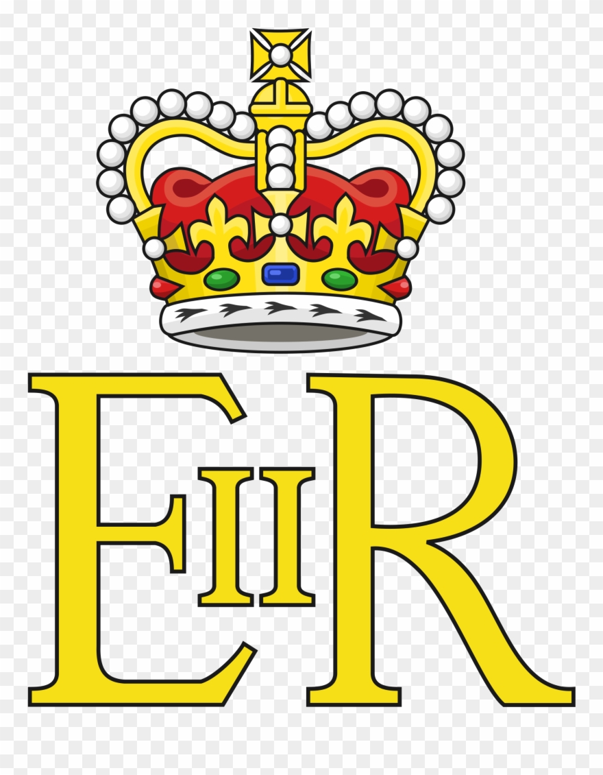Fileroyal Cypher Of Queen Elizabeth Ii - Queen Elizabeth 2nd Coat Of Arms Clipart