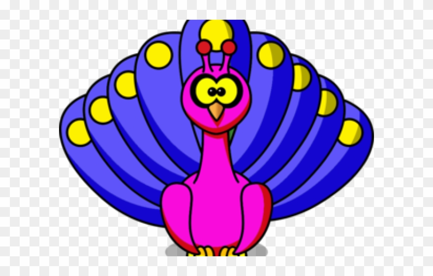 Feet Clipart Peacock - Peacock Clip Art - Png Download