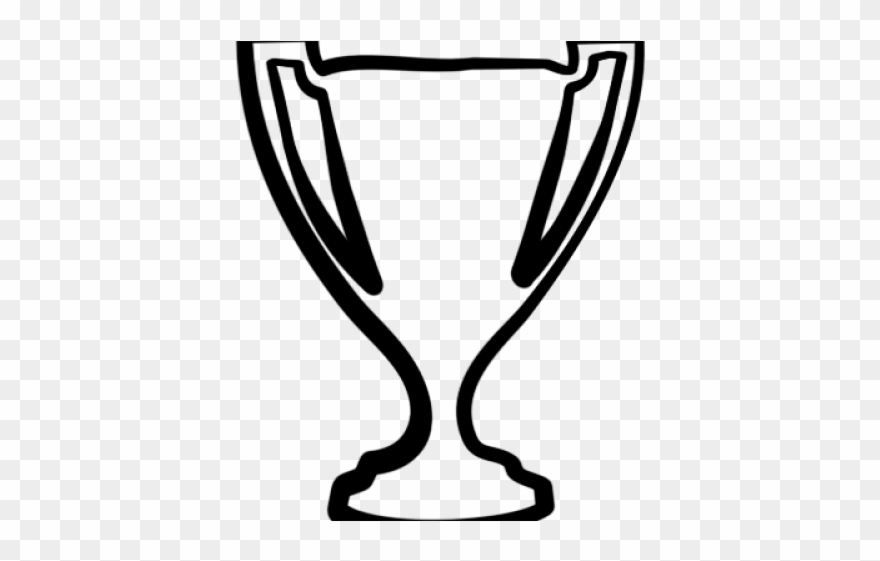 Trophy Clipart Black And White - Trophy - Png Download