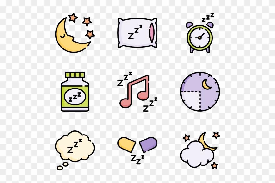 Time To Sleep - Icon Clipart