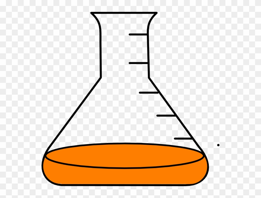 Flask With Medium Clipart