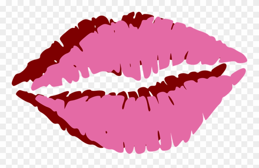 Lip Clipart Kiss The Cook - Red Lips Watercolor Painting - Png Download