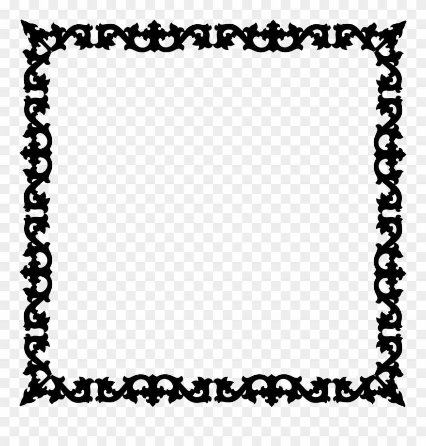 Silhouette Frame Png Clipart Picture Frames Clip Art - Silhouette Frame Png Transparent Png