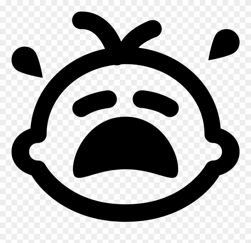 Crying Kid Png - Baby Crying Icon Png Clipart