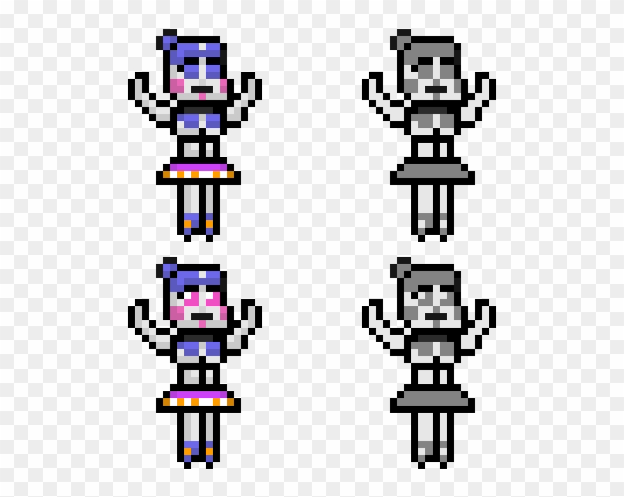 Clip Art Best Images On - Fnaf Ballora Pixel Art - Png Download