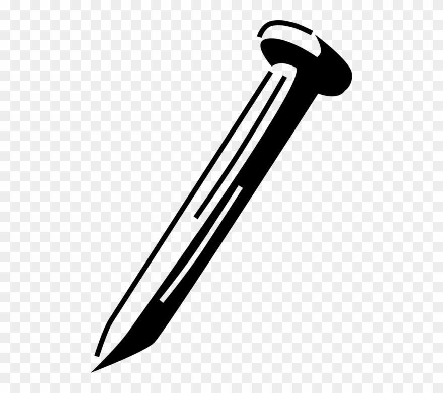 Picture Freeuse Nail Fastener Image Illustration Of - Paku Vector Png Clipart