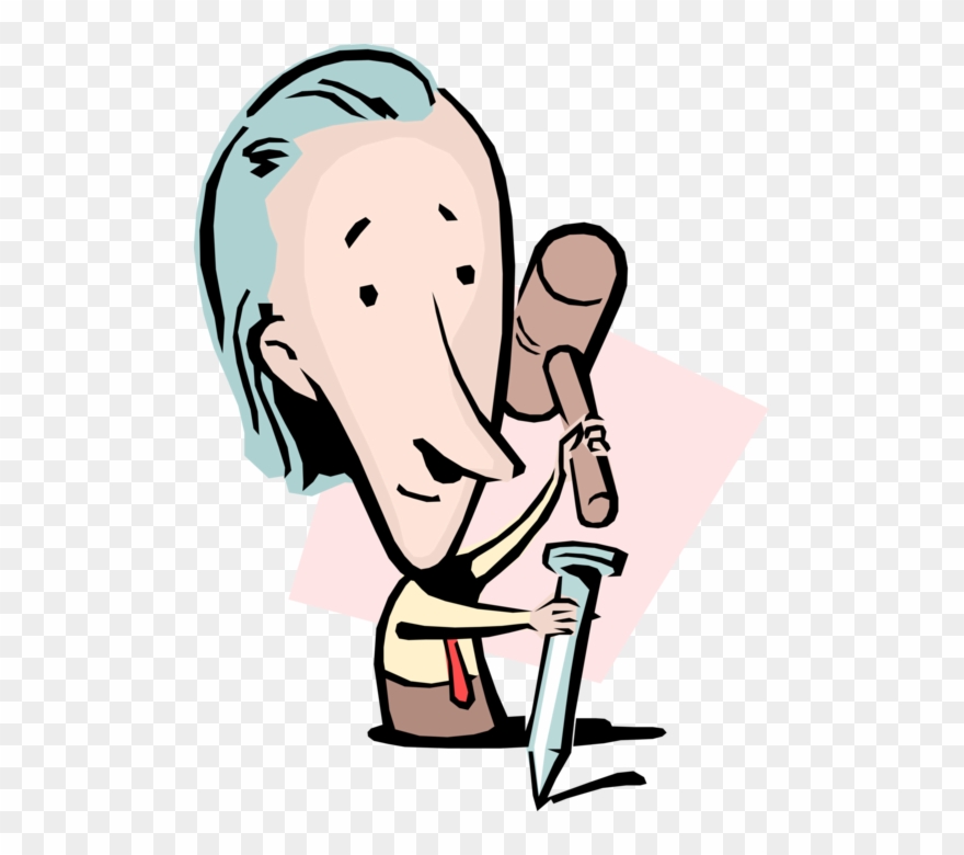 Nail Clipart Nail Head - Clip Art - Png Download