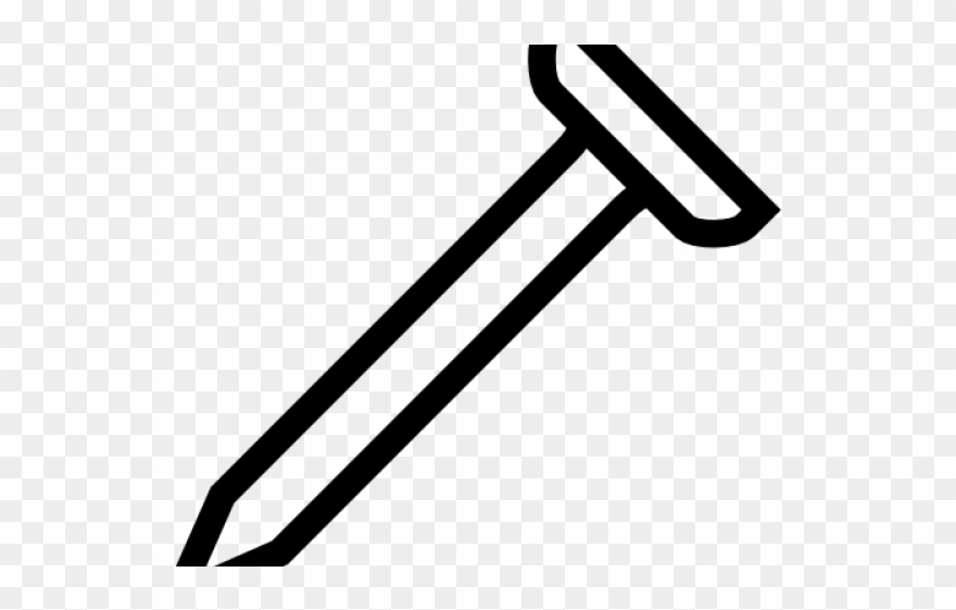 Nail Clipart Iron Bar - Iron - Png Download