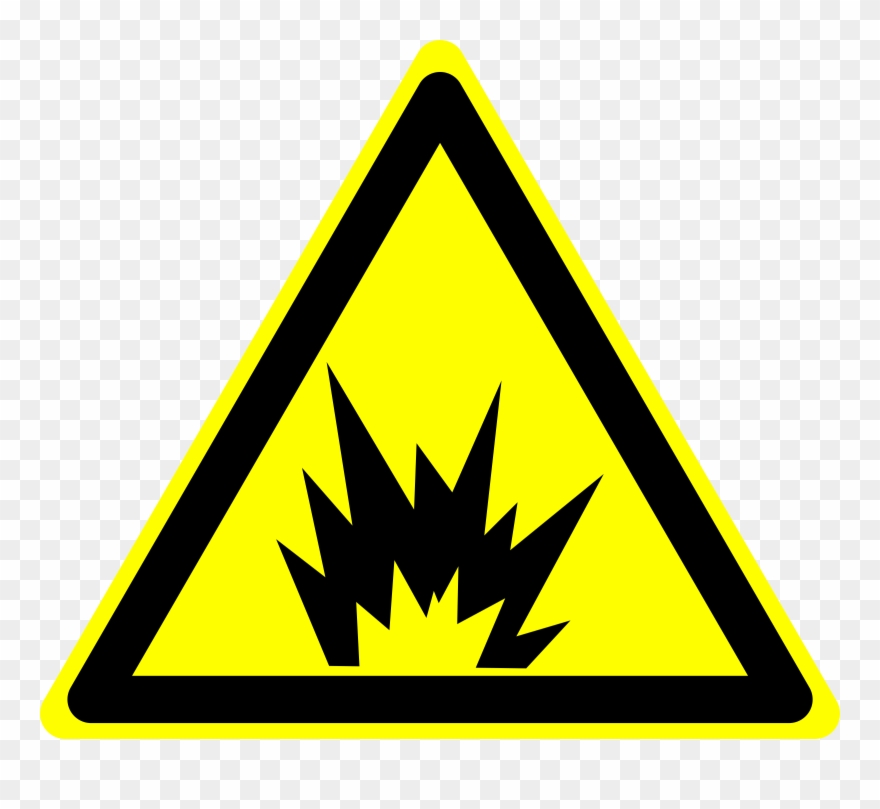 65 Explosion Clip Art Images - Fire And Explosion Hazard - Png Download