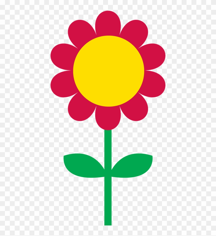 Minus Blumen, Drei Kleine Schweine, Blumen Kunst, Rotkäppchen, - Clip Art Happy Flower - Png Download