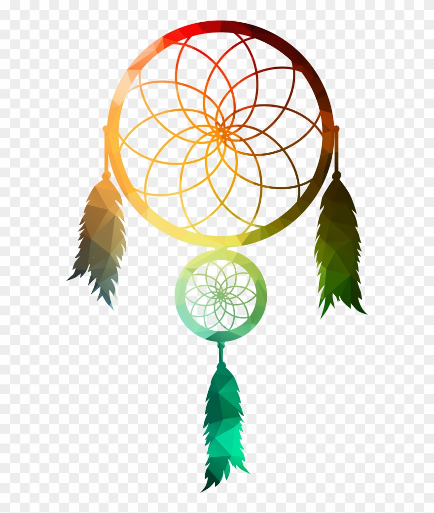 So Much Of Inner Territory We Explore Through Dreamwork - Abstract Geometric Indian Tribal Dream Cather Light Clipart