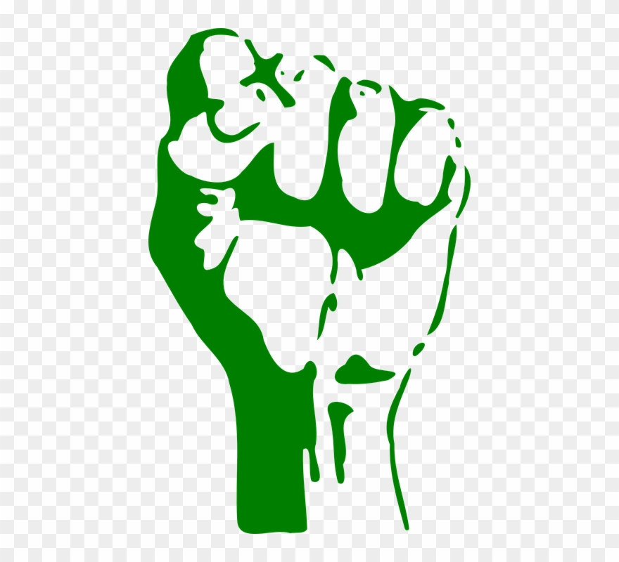 Graffiti - Raised Fist Clipart