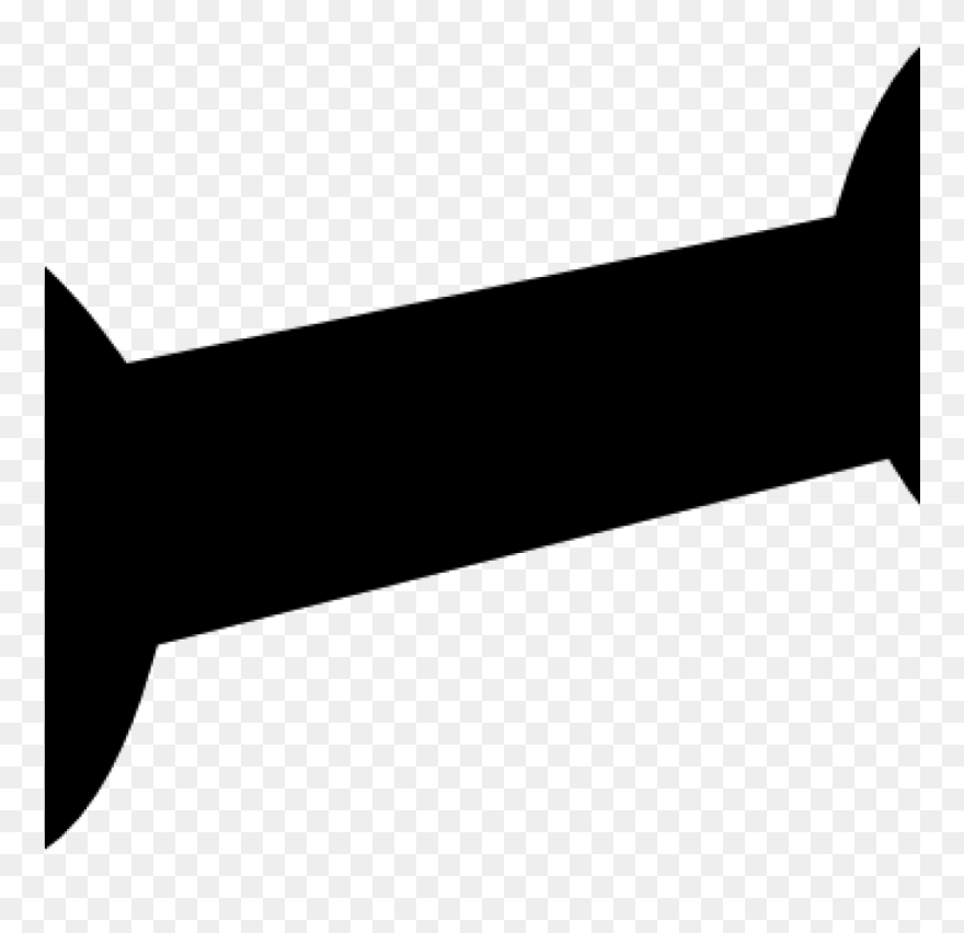 Dog Bone Clip Art Dog Bone Black Clip Art At Clker - Clip Art - Png Download